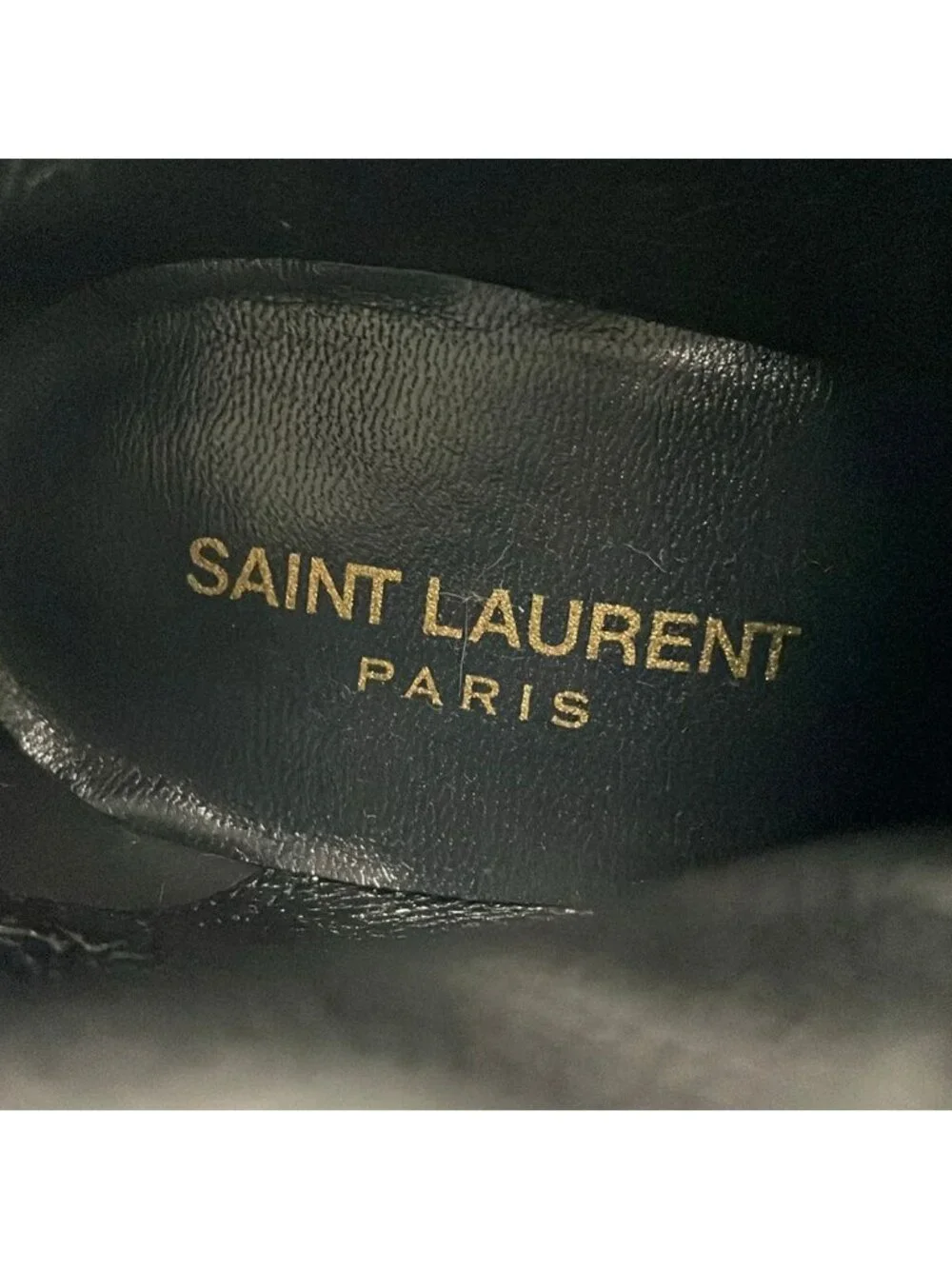 Saint Laurent Paris Short Boots 36.5 Brown Leopard Print